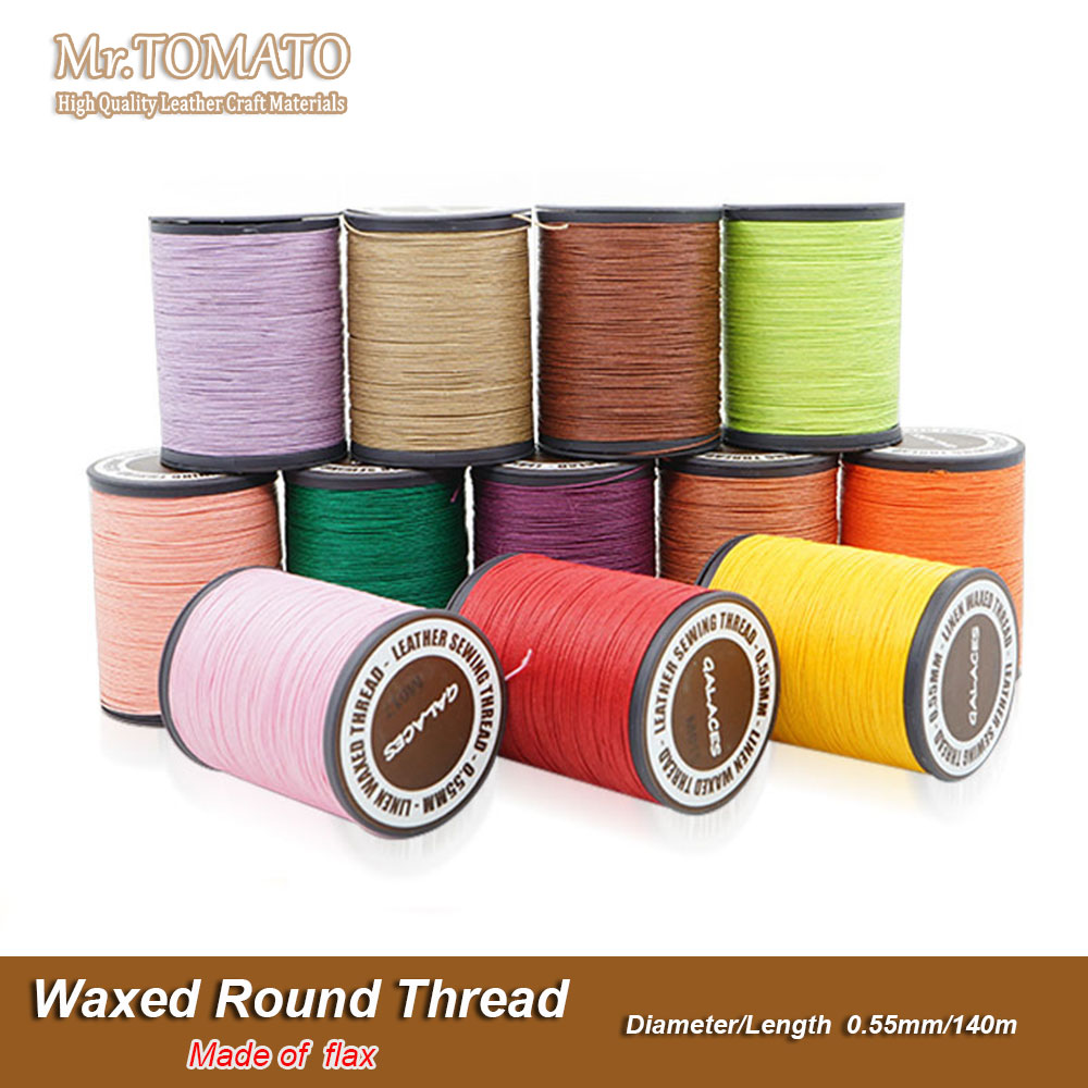 Luxury Bags Coach - 0.55 Leather Sewing Waxed Round Thread