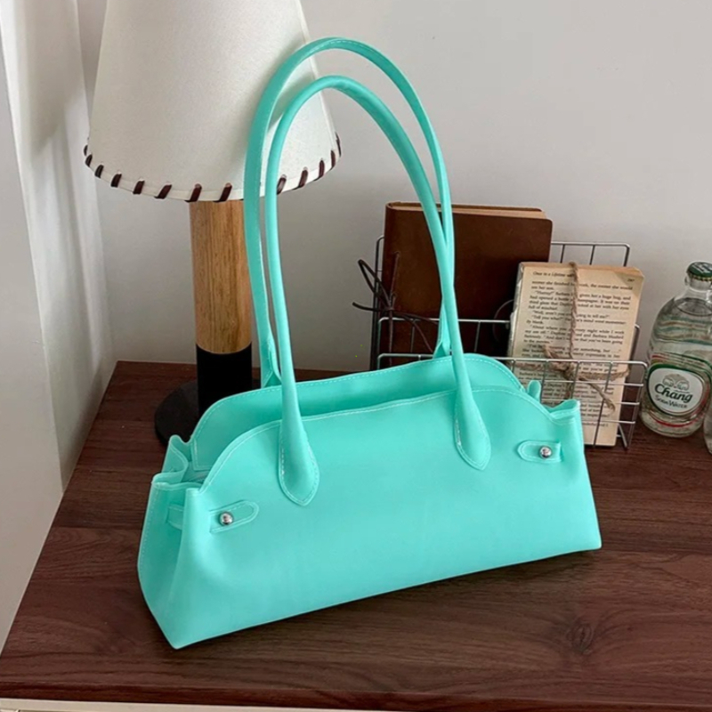 Luxury Bags Coach - Women's PVC Solid Color Short Handle