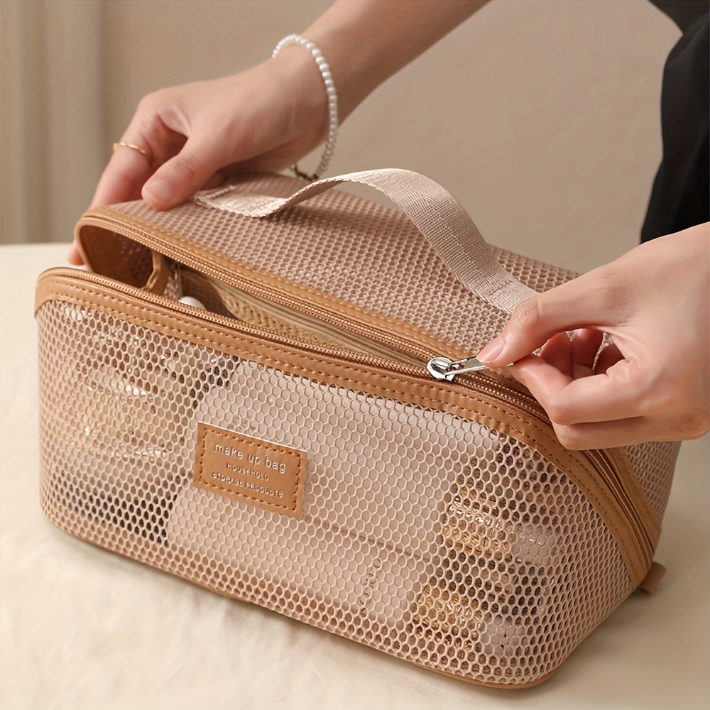 Luxury Ziploc Bags - Female Makeup Organizer Toiletry Kit Bag
