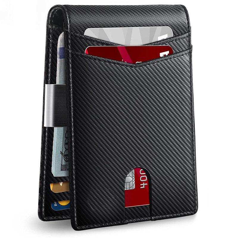 Luxury Bags Photos - Rfid Carbon Fiber Luxury Men Wallets