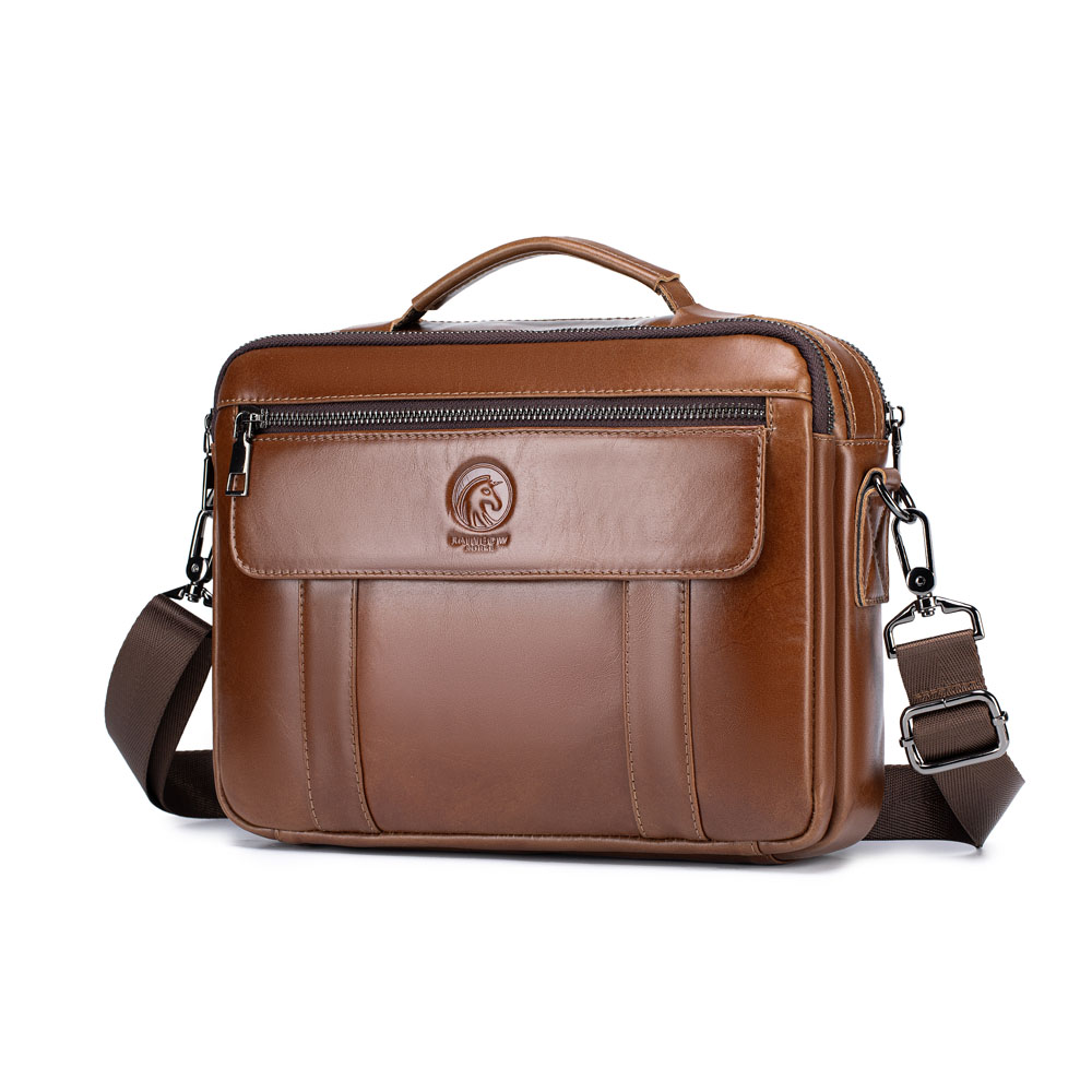 New men's mini crossbody bag,  - огляд і ціна Key Holder Leather Pouch