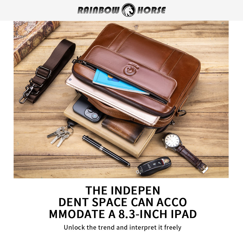 New men's mini crossbody bag,  - огляд і ціна Key Holder Leather Pouch
