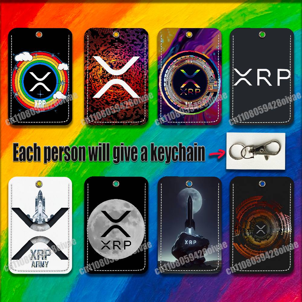Xrp Ripple Crypto Digital Curr - огляд і ціна Key Holder Leather Pouch