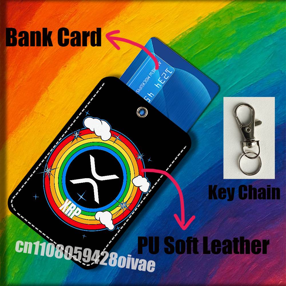 Xrp Ripple Crypto Digital Curr - огляд і ціна Key Holder Leather Pouch