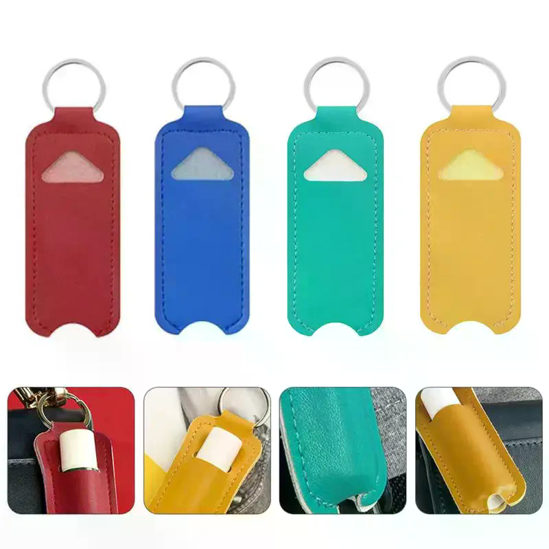 Pu Leather Chapstick Pouch Key - огляд і ціна Key Holder Leather Pouch
