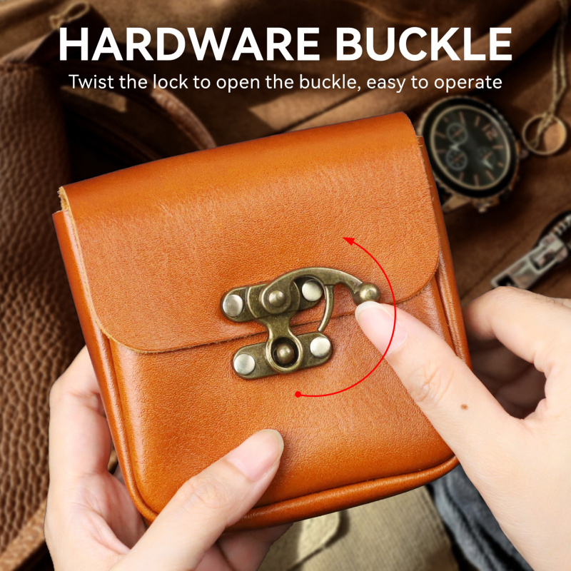 Soft Cowhide Small Waist Bag G - огляд і ціна Key Holder Leather Pouch