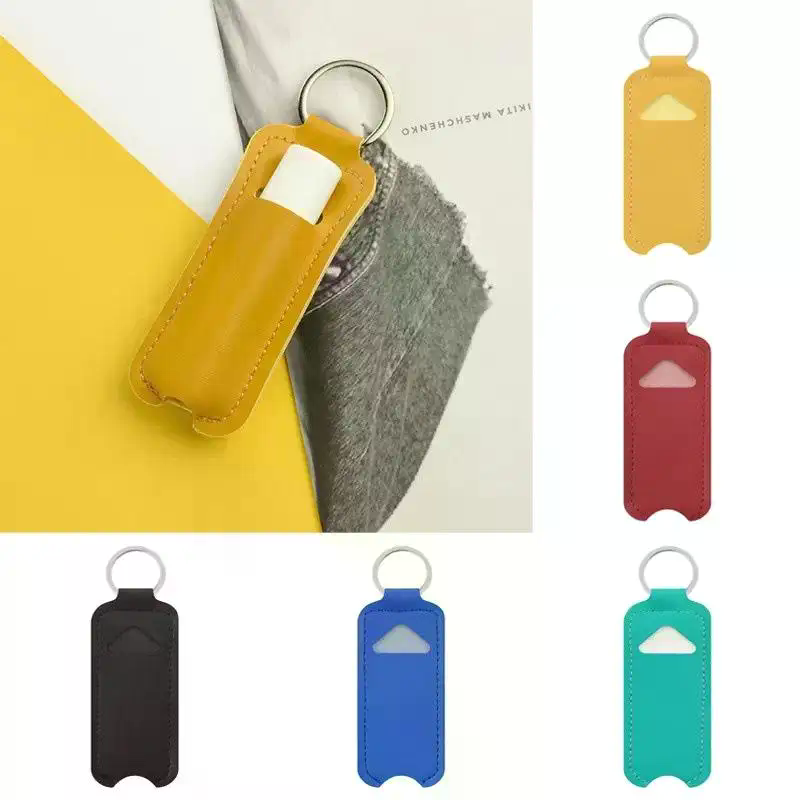 Pu Leather Chapstick Pouch Key - огляд і ціна Key Holder Leather Pouch