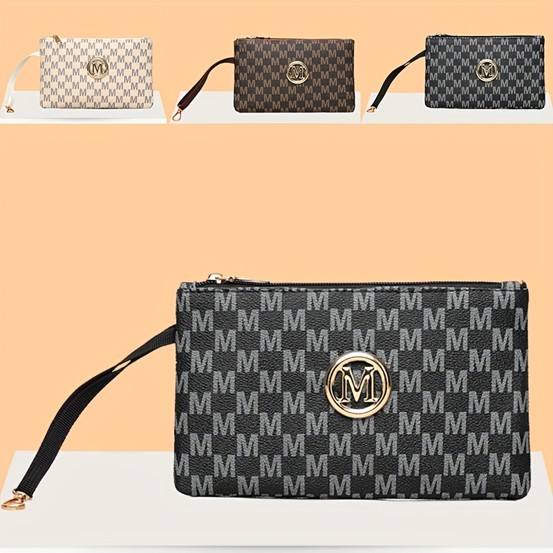 Vintage letter print women's c - огляд і ціна Wristlet Wallet Zipper
