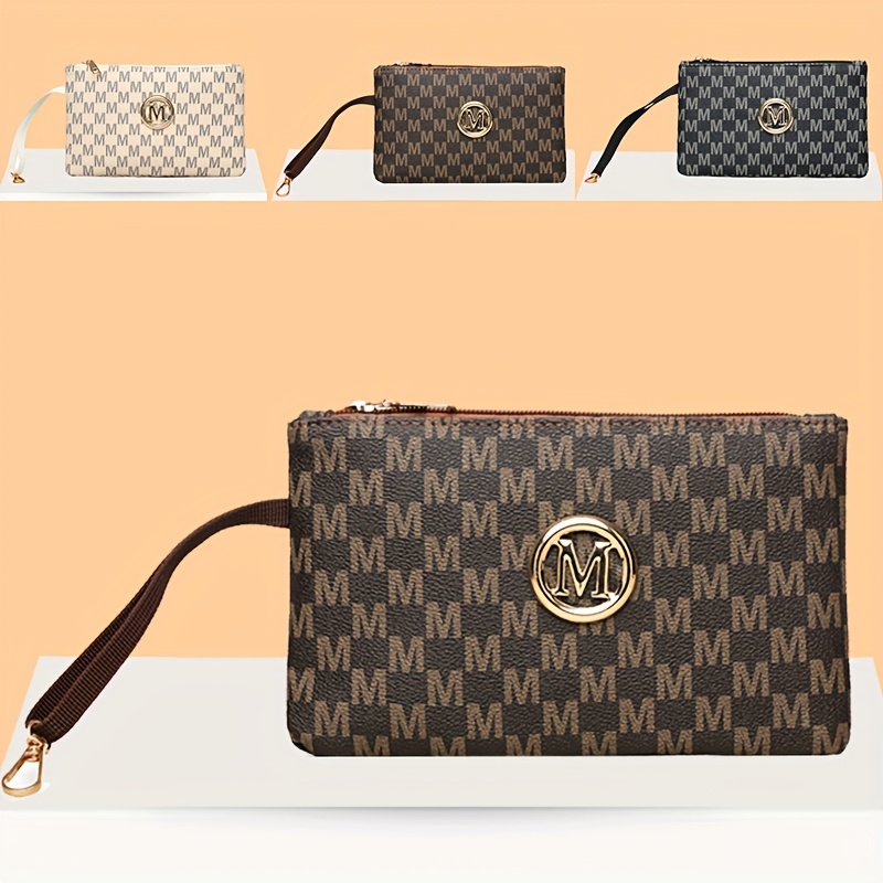 Vintage letter print women's c - огляд і ціна Wristlet Wallet Zipper