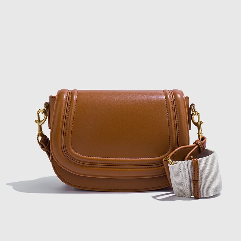 Minimalist Stitched Saddle Cro - огляд і ціна Luxury Bags Vegan Leather