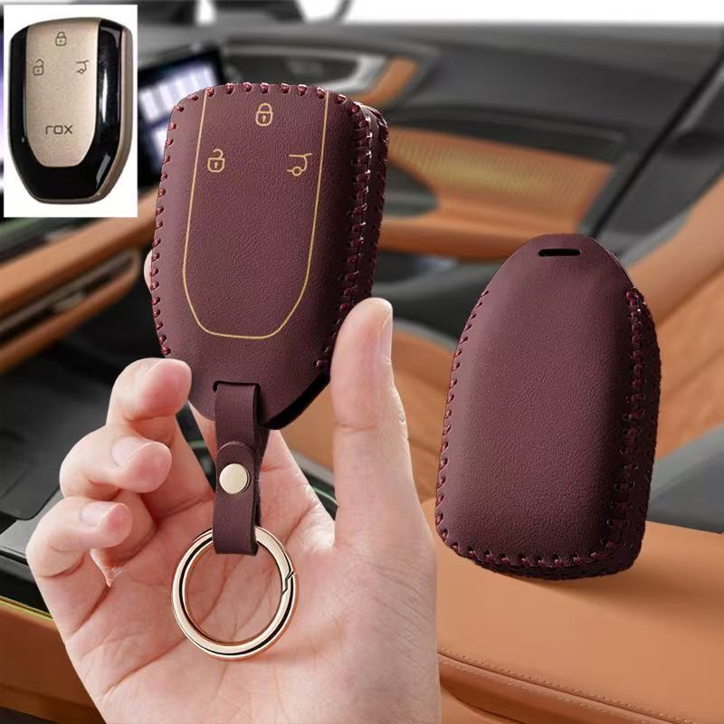 Car Accessories Key Case Cover - огляд і ціна Key Holder Leather Pouch