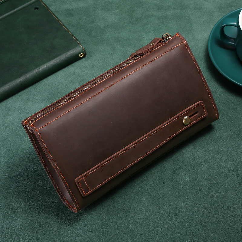 Men's Clutches Long Handbag Bu - огляд і ціна Wristlet Wallet Zipper