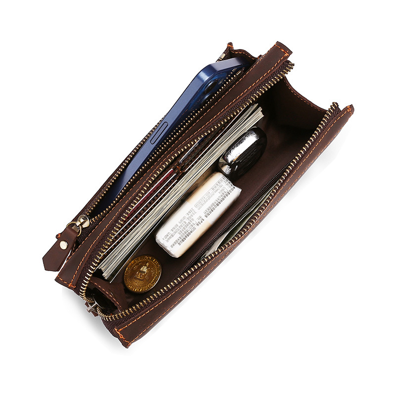 Men's Clutches Long Handbag Bu - огляд і ціна Wristlet Wallet Zipper