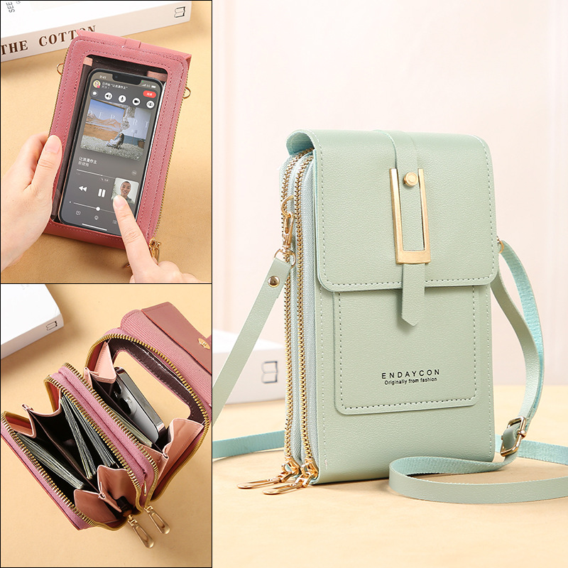 Touch Screen Cell Phone Women  - огляд і ціна Wristlet Wallet Zipper