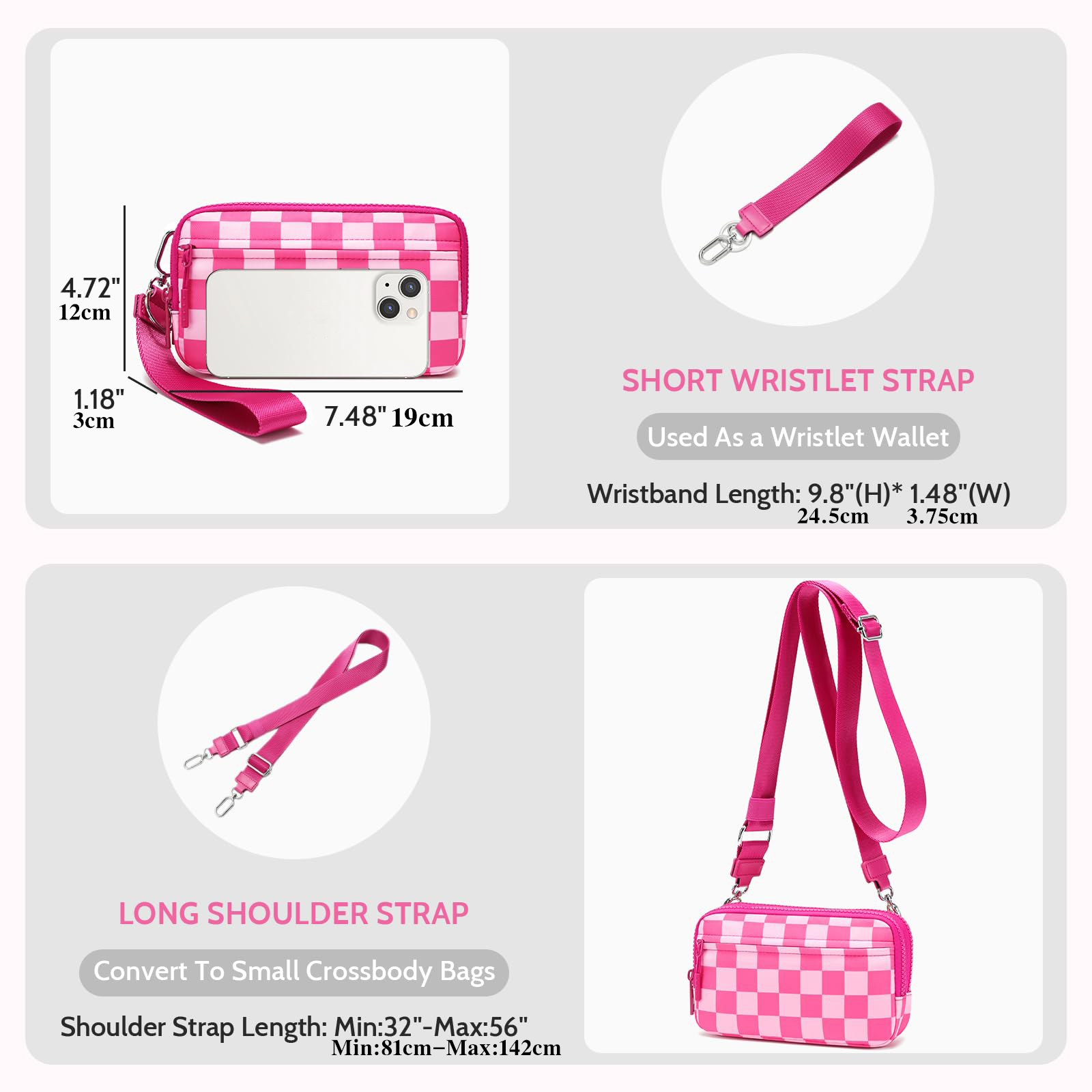 [DOYOGI Wristlet Wallet] DOYOG - огляд і ціна Wristlet Wallet Zipper
