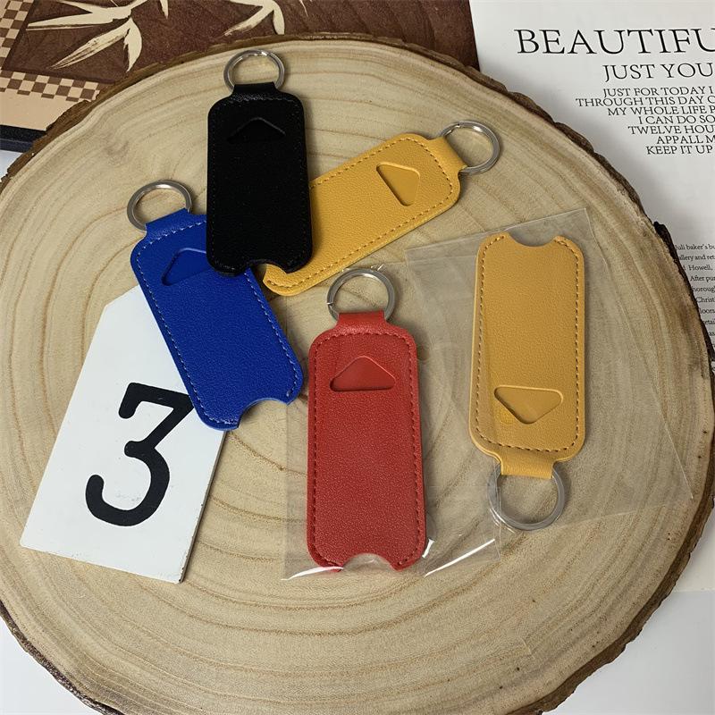 Holder Portable Lip Balm Bottl - огляд і ціна Key Holder Leather Pouch