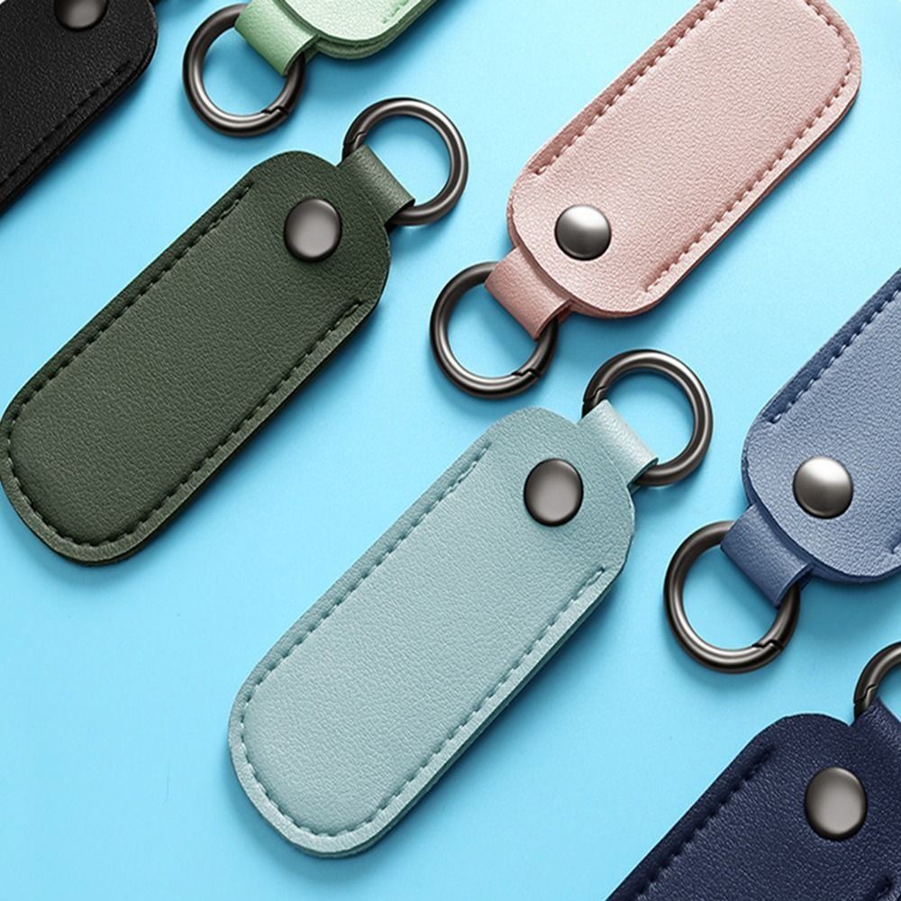 8 Colors U Disk Pouch Key Ring - огляд і ціна Key Holder Leather Pouch