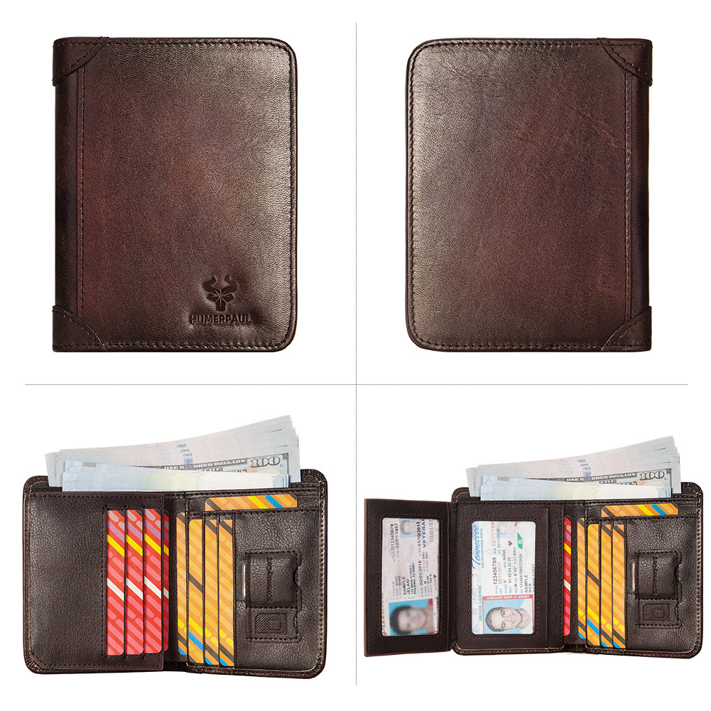 Genuine Leather Mens Wallet RF - огляд і ціна Luxury Bags Photos