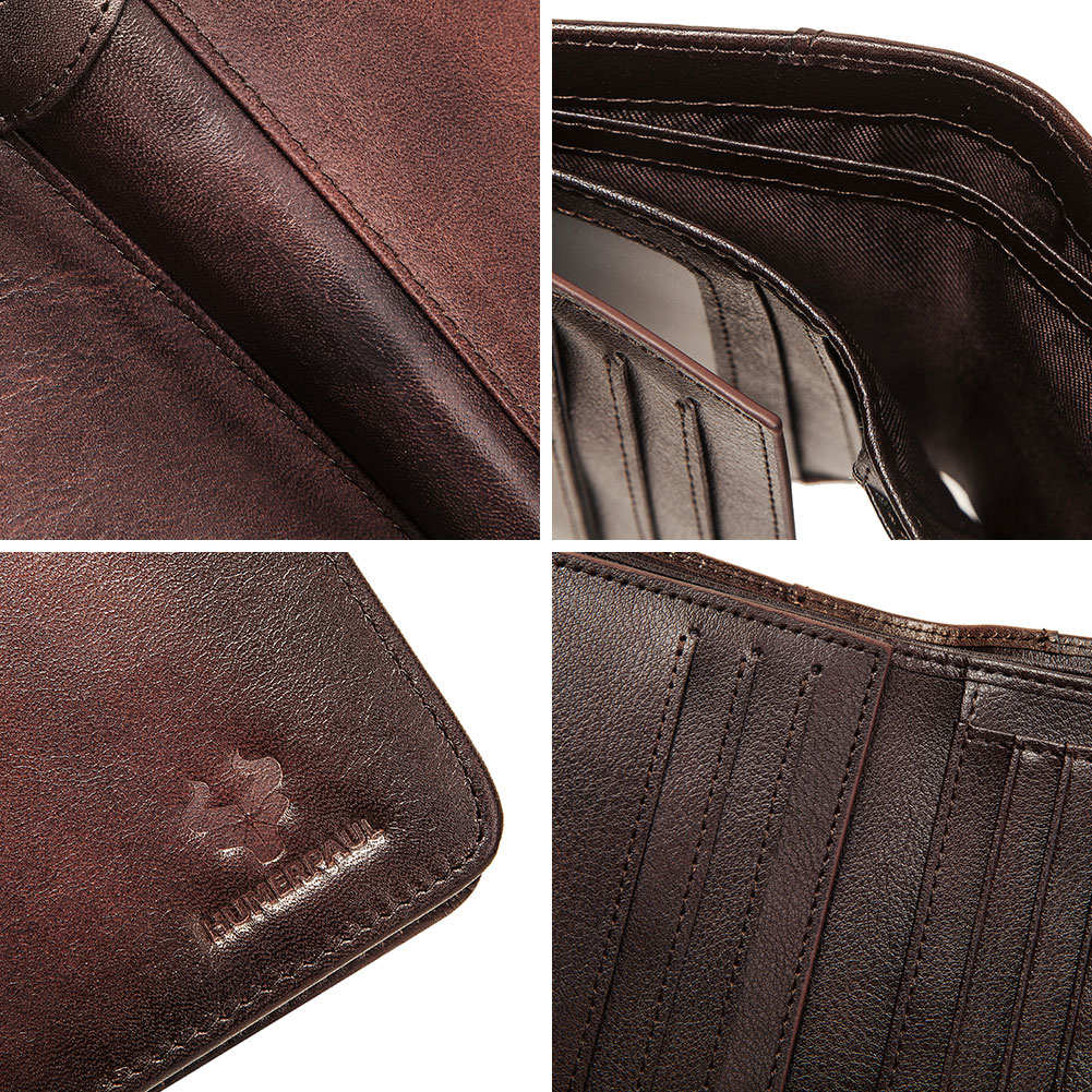Genuine Leather Mens Wallet RF - огляд і ціна Luxury Bags Photos