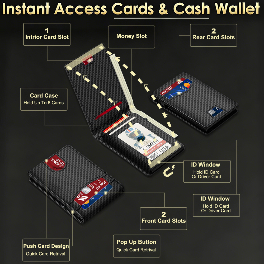 RFID Luxury Brand Men Wallet C - огляд і ціна Luxury Bags Photos