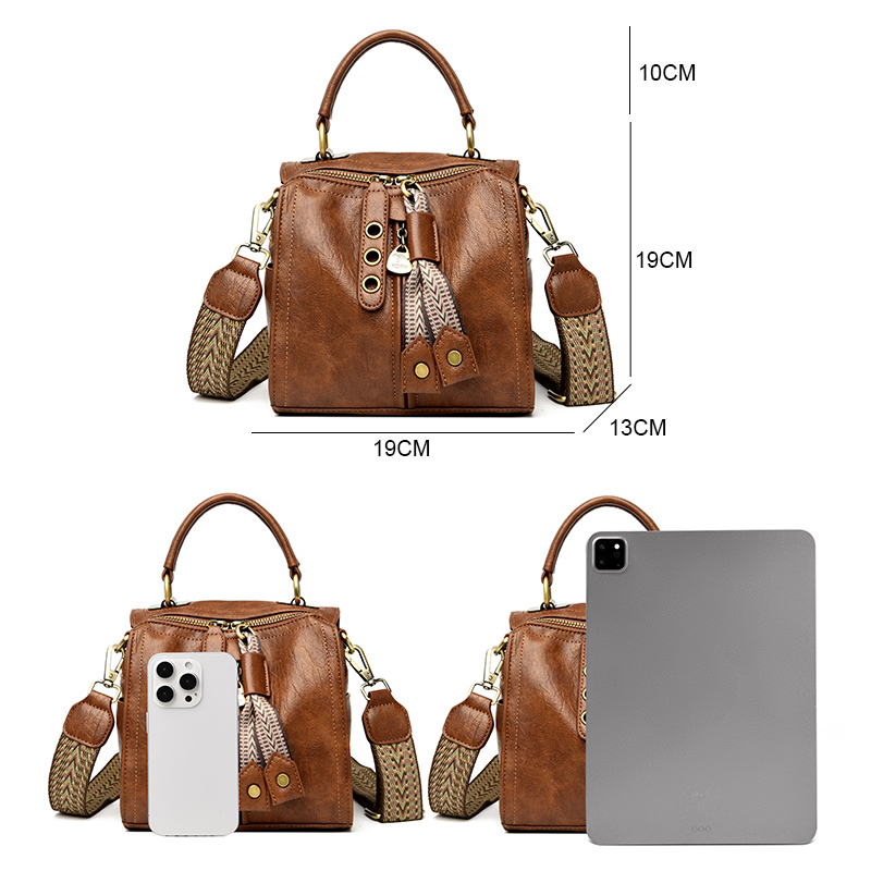 Cow Leather Women Messenger Ba - огляд і ціна Key Holder Leather Pouch