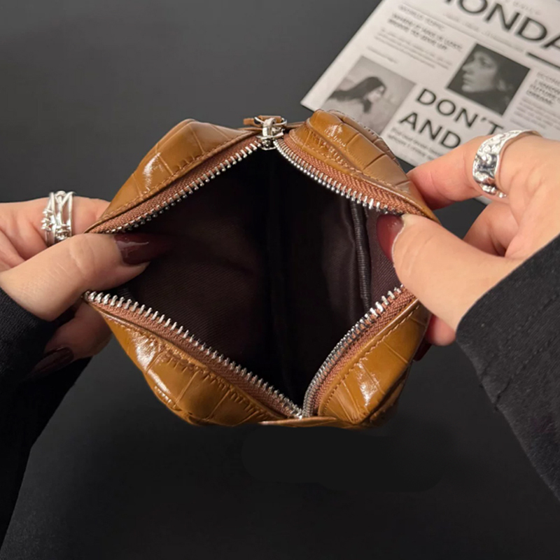 Luxury Genuine Leather Zip Coi - огляд і ціна Luxury Ziploc Bags