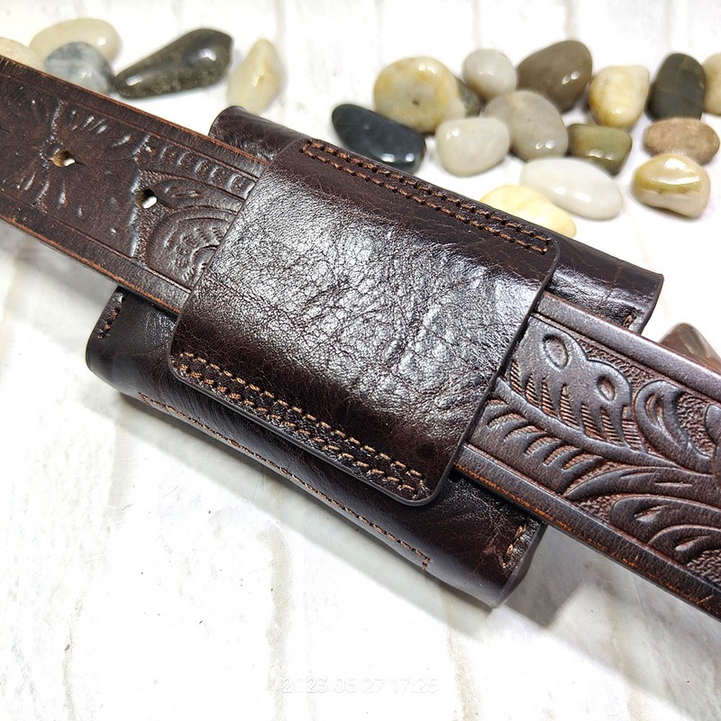 Blongk Mini Waist Bag Thin Bel - огляд і ціна Key Holder Leather Pouch