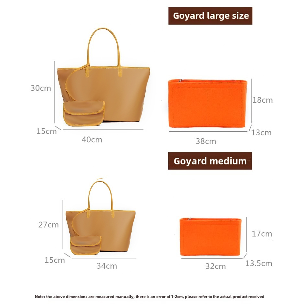 Felt Insert Bag Cosmetic Organ - огляд і ціна Luxury Bags Goyard