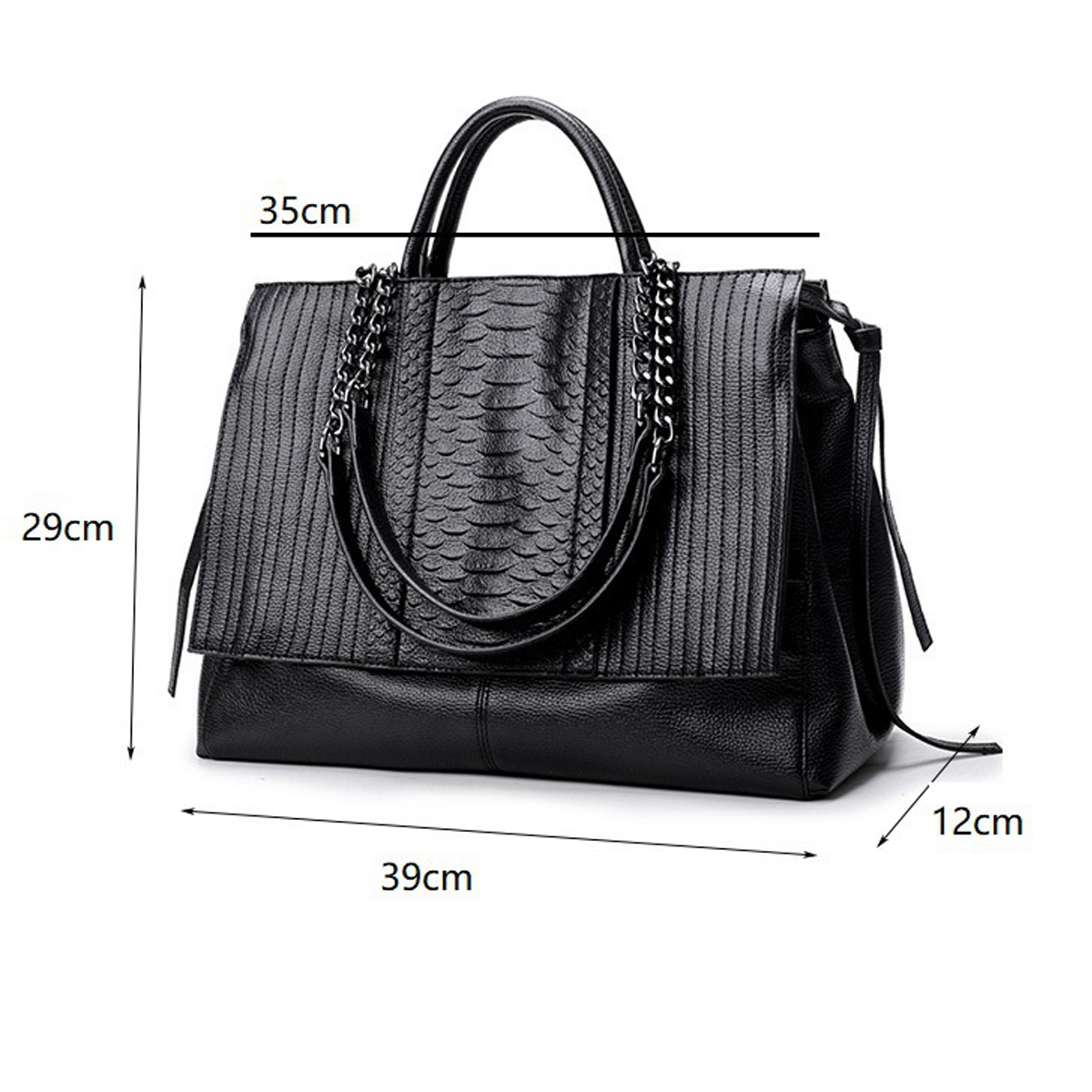 Elegant Tote Bag With Zipper,  - огляд і ціна Key Holder Leather Pouch