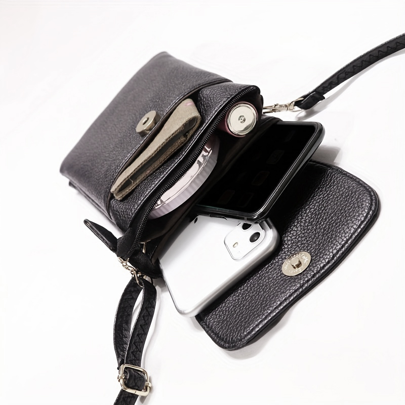 Women Leather Crossbody Phone  - огляд і ціна Wristlet Wallet Zipper