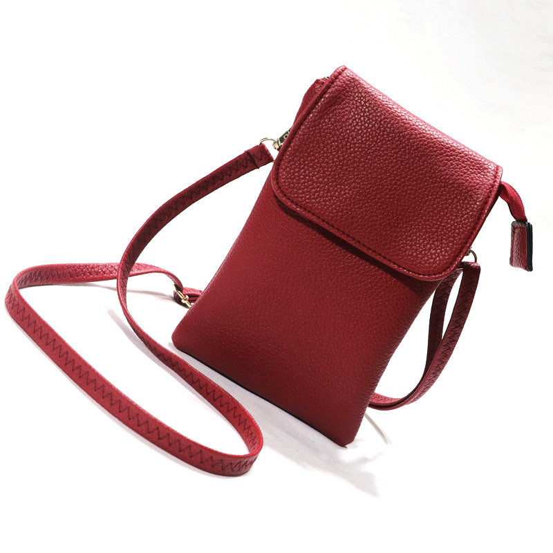 Women Leather Crossbody Phone  - огляд і ціна Wristlet Wallet Zipper