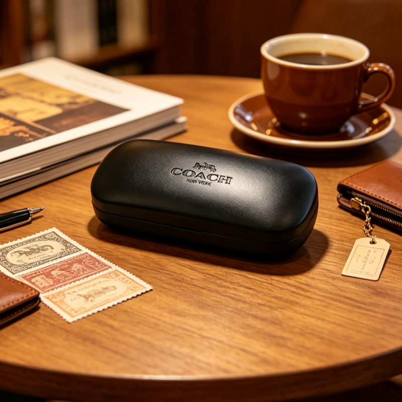 COACH Black Hard Glasses Case  - огляд і ціна Luxury Bags Coach