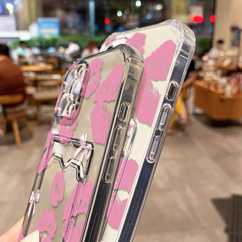 Sexy Lips Card Holder Clear Ph - огляд і ціна Luxury Bags Photos
