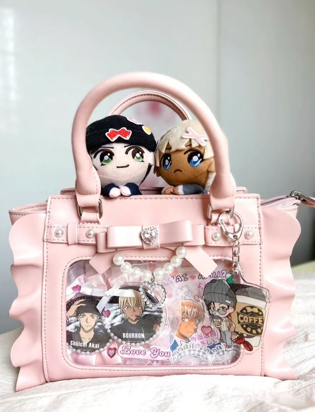 Harajuku Square Pink Ita Bag W - огляд і ціна Wristlet Wallet Zipper